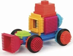 Bristle Blocks 80pcs In Ton Kunststof Blokken -Spelspul Winkel bristle blocks kunststof blokken in ton 80 delig 1 1