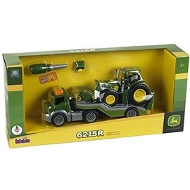 Dieplader + Tractor John Deere Met Voorlader – Constructiespeelgoed – Theo Klein 3908 6 Dieplader + Tractor John Deere Met Voorlader – Constructiespeelgoed – Theo Klein 3908 - Afbeelding 4
