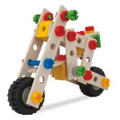Eichhorn 4in1 Constructor 110-dlg Houten Constructieset Buggy -Spelspul Winkel eichhorn constructor 110 dlg constructie set constructie speelgoed 03