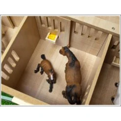 Kids-Globe Paardenstal Met 7 Boxen Kidsglobe -Spelspul Winkel paardenstal kidsglobe 610595 2
