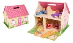 Nieuwkomers -Spelspul Winkel poppenhuis blossom cottage bigjigs jt123 1