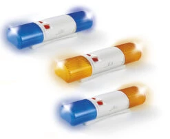 RollyLight And Sound – Zwaailicht Met Sirene Blauw / Oranje